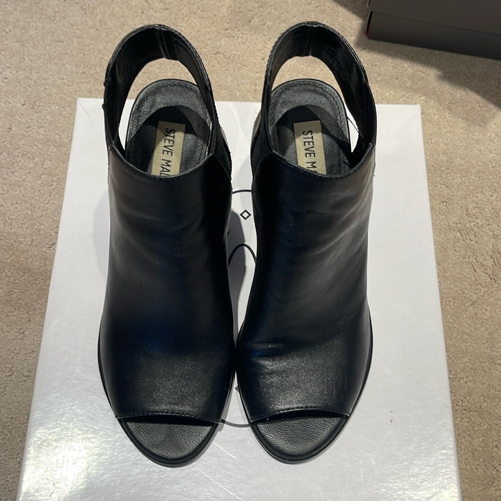 Steve Madden Deeny Black Leather